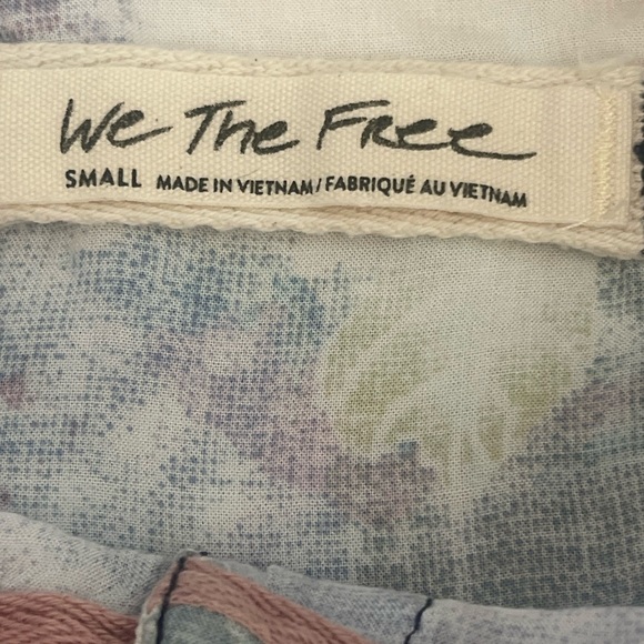 We the Free Pale Tropical Print Shirt - Picture 7 of 12